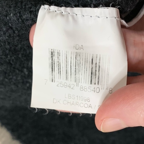 BCBG Max Azria Ida Sweater Cropped Wool Blend Pullover Fuzzy Black Small - Picture 7 of 11